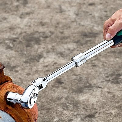 Clé à cliquet ajuste une vanne a eau