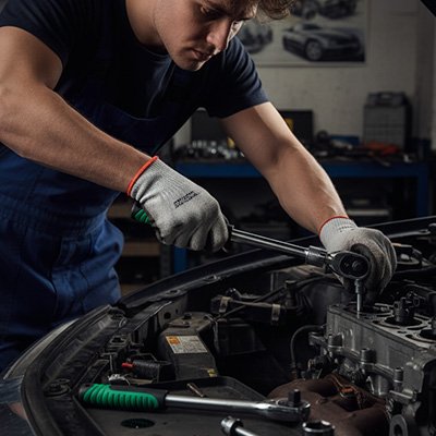 Clé à cliquet repare voiture 