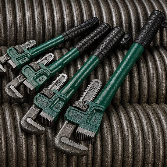 Clé à griffe de la plus grande a la plus petite