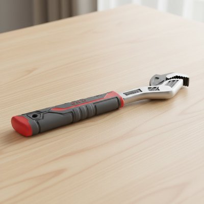 Clé à griffe sur un etabli