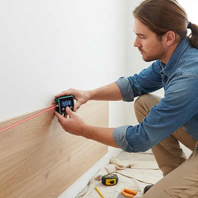 Inclinomètre avec laser intergré