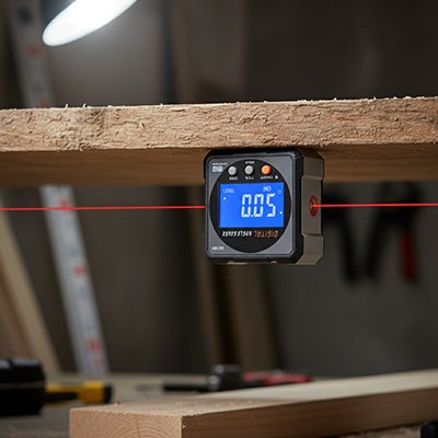 Inclinomètre avec laser rouge 