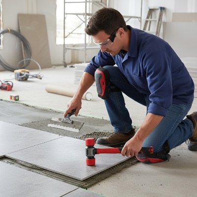 Marteau pose de carrelage 