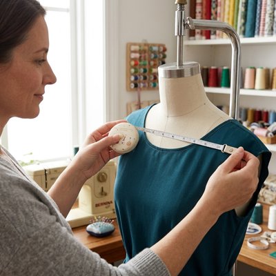  Mètre ruban de couture sur mannequin pour mesurer un vêtement