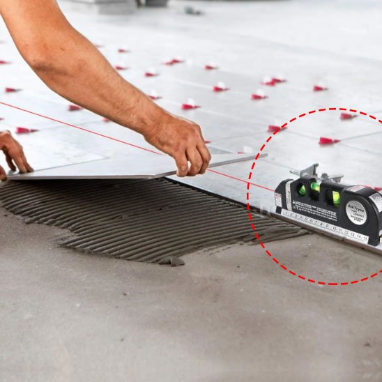 Niveau laser pose carrelage