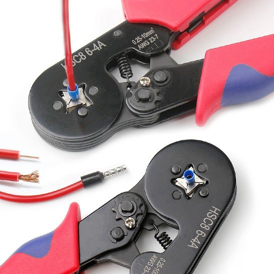 Pince à sertir multifonction ajustant parfaitement cosse sur câble
