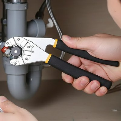 Pince multiprise regle un siphon