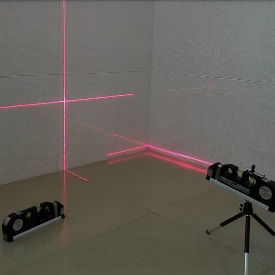 Laser niveau lignes croisées horizontales verticales 