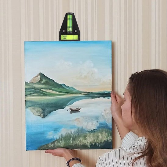 Niveau à bulle couleur noir